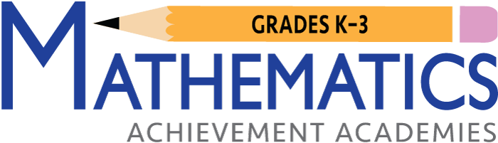 Logo for the Mathematics Achievement Academies, grades kindergarten through three